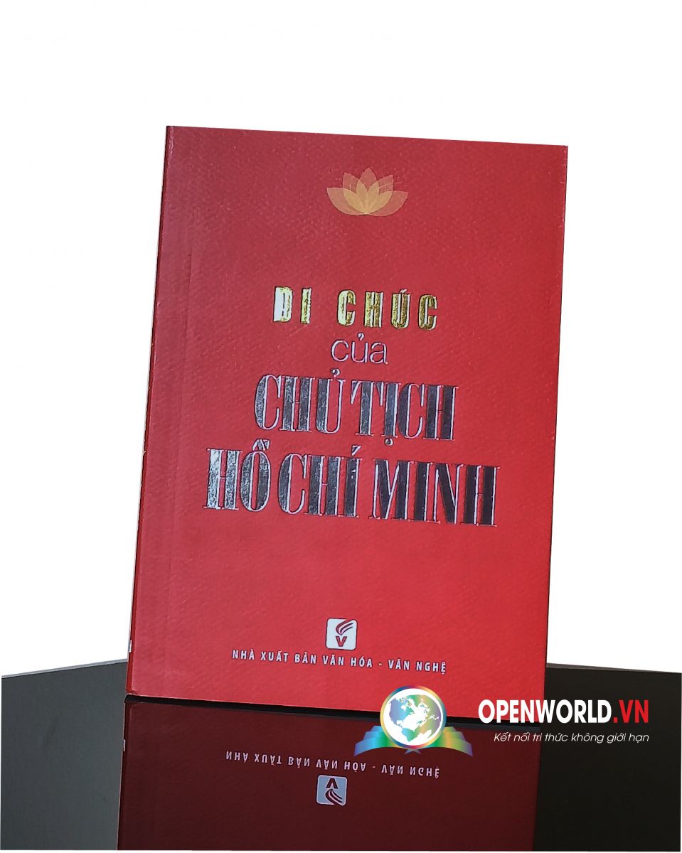 Sách Di chúc của Chủ tịch Hồ Chí Minh (Bìa đỏ)