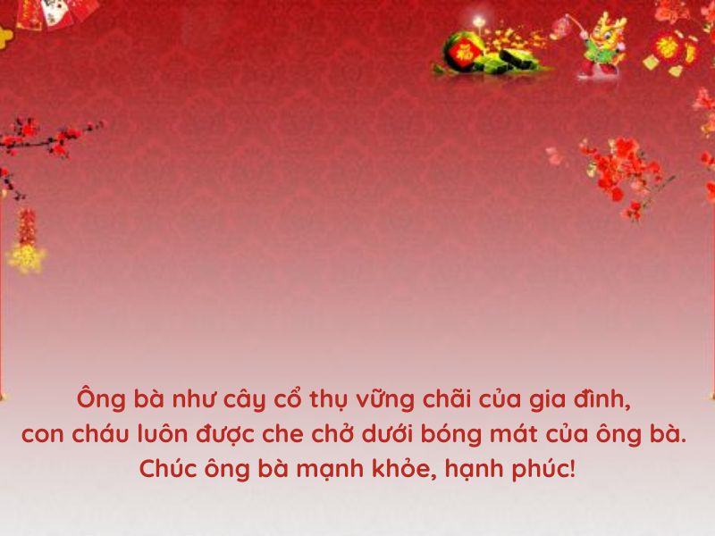 Những câu chúc mừng thọ ý nghĩa dành cho ông bà