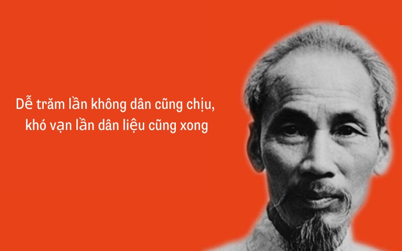 Câu nói hay của Bác Hồ về tình đoàn kết nhân dân