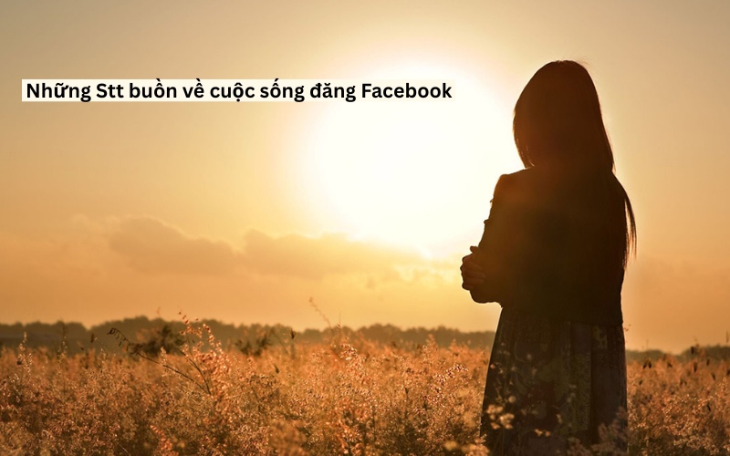 Cap tâm trạng cuộc sống đăng Facebook